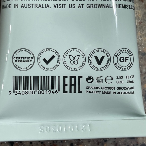 GROWN ALCHEMISTAge-Repair Gel Masque 75ml- New in Box! - Picture 8 of 9